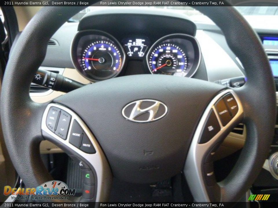 2011 Hyundai Elantra GLS Desert Bronze / Beige Photo #18