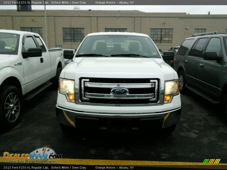 2013 Ford F150 XL Regular Cab Oxford White / Steel Gray Photo #2