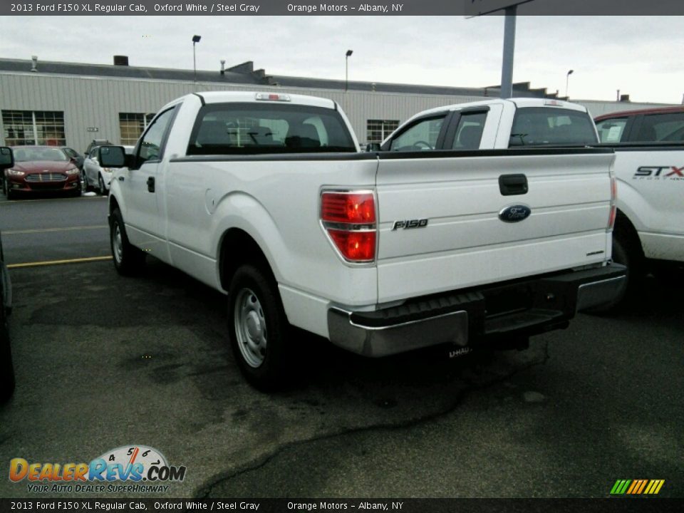 2013 Ford F150 XL Regular Cab Oxford White / Steel Gray Photo #4