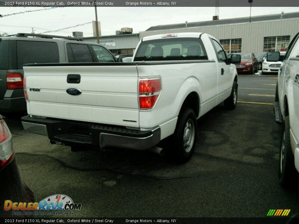 2013 Ford F150 XL Regular Cab Oxford White / Steel Gray Photo #5