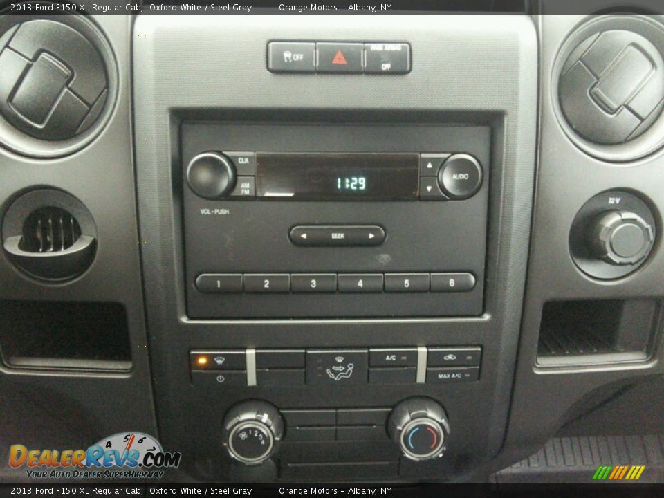 2013 Ford F150 XL Regular Cab Oxford White / Steel Gray Photo #10