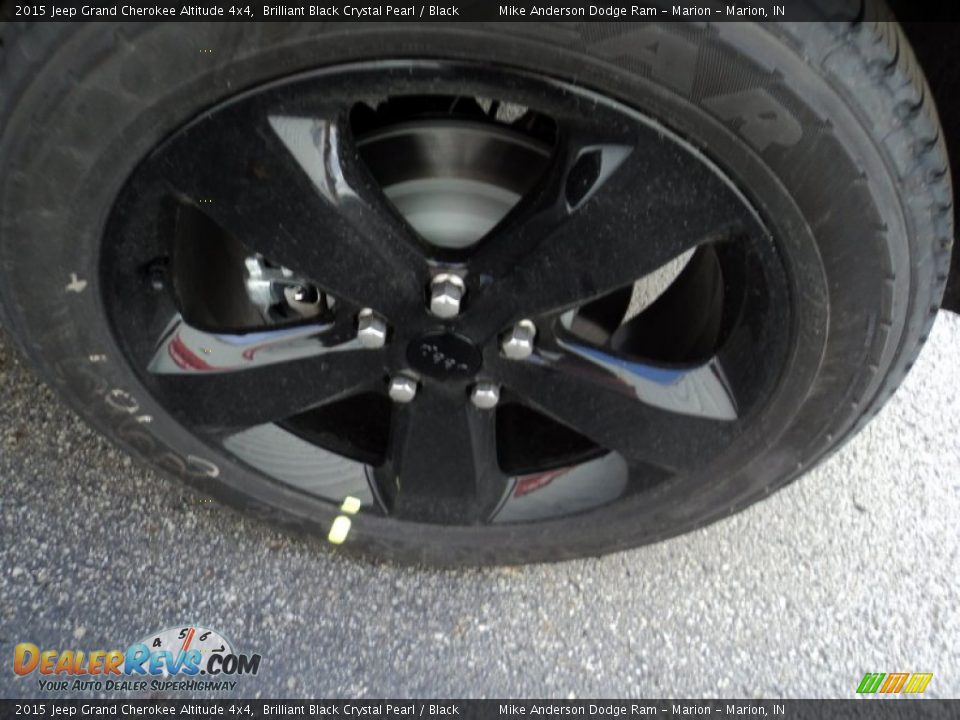 2015 Jeep Grand Cherokee Altitude 4x4 Brilliant Black Crystal Pearl / Black Photo #10