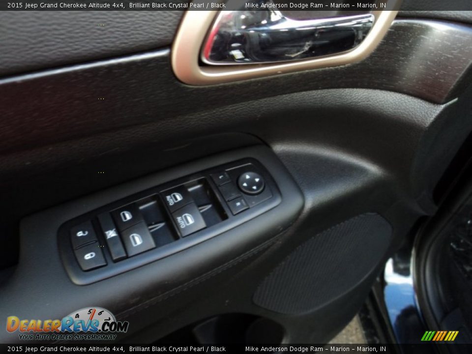 2015 Jeep Grand Cherokee Altitude 4x4 Brilliant Black Crystal Pearl / Black Photo #11