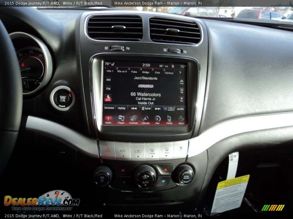 2015 Dodge Journey R/T AWD White / R/T Black/Red Photo #6