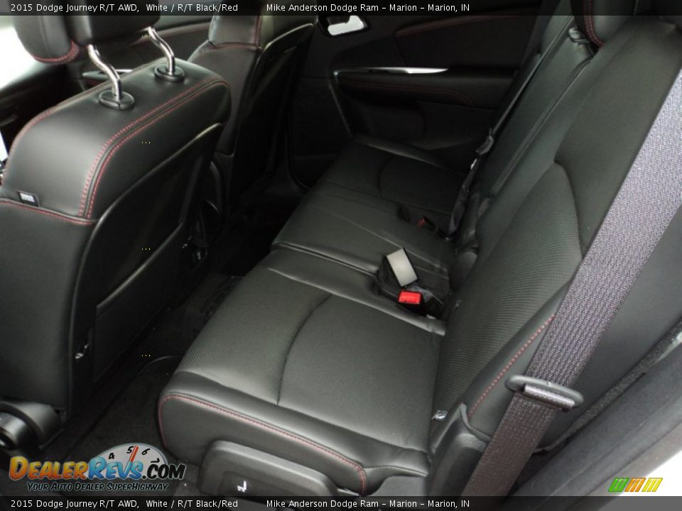 2015 Dodge Journey R/T AWD White / R/T Black/Red Photo #8
