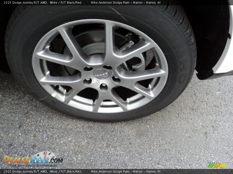 2015 Dodge Journey R/T AWD White / R/T Black/Red Photo #10
