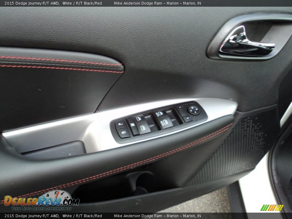 2015 Dodge Journey R/T AWD White / R/T Black/Red Photo #11