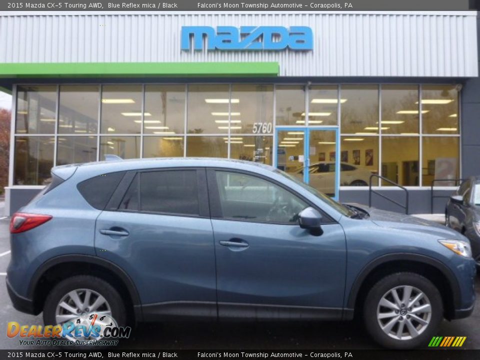 2015 Mazda CX-5 Touring AWD Blue Reflex mica / Black Photo #1