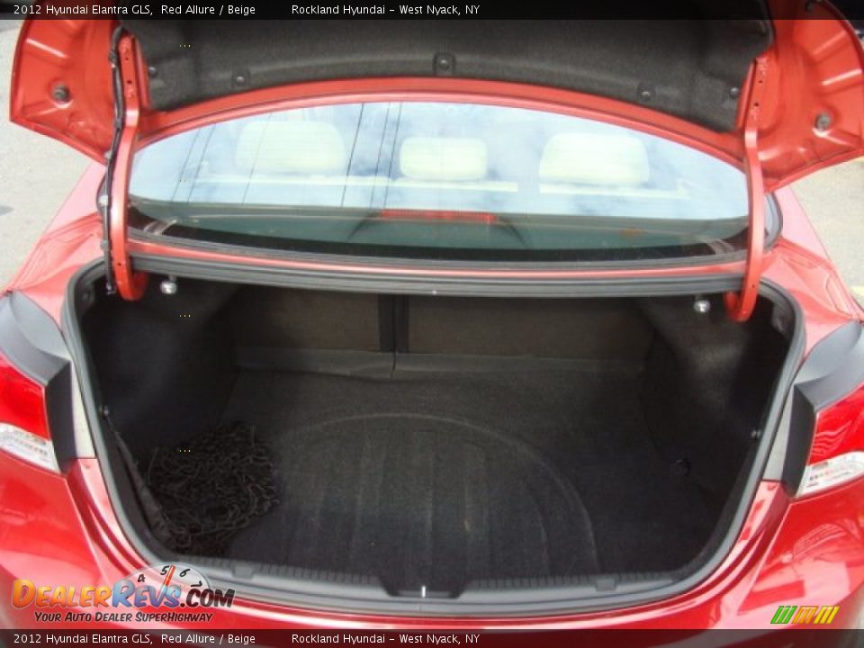 2012 Hyundai Elantra GLS Red Allure / Beige Photo #20