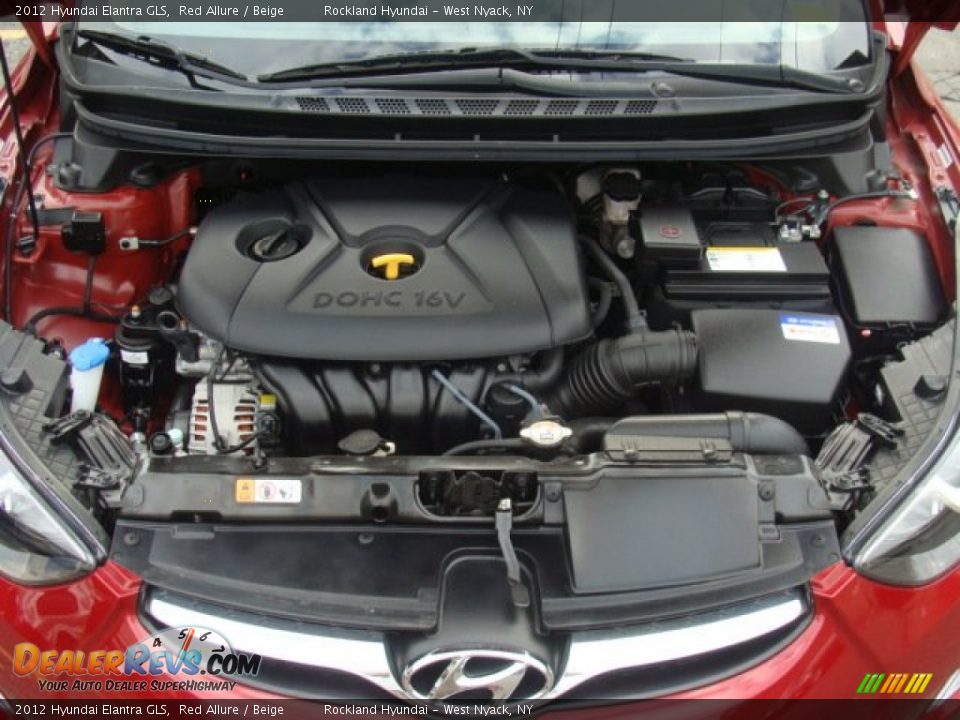 2012 Hyundai Elantra GLS Red Allure / Beige Photo #28
