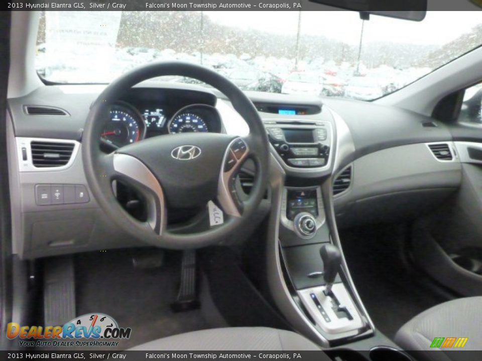 2013 Hyundai Elantra GLS Silver / Gray Photo #16