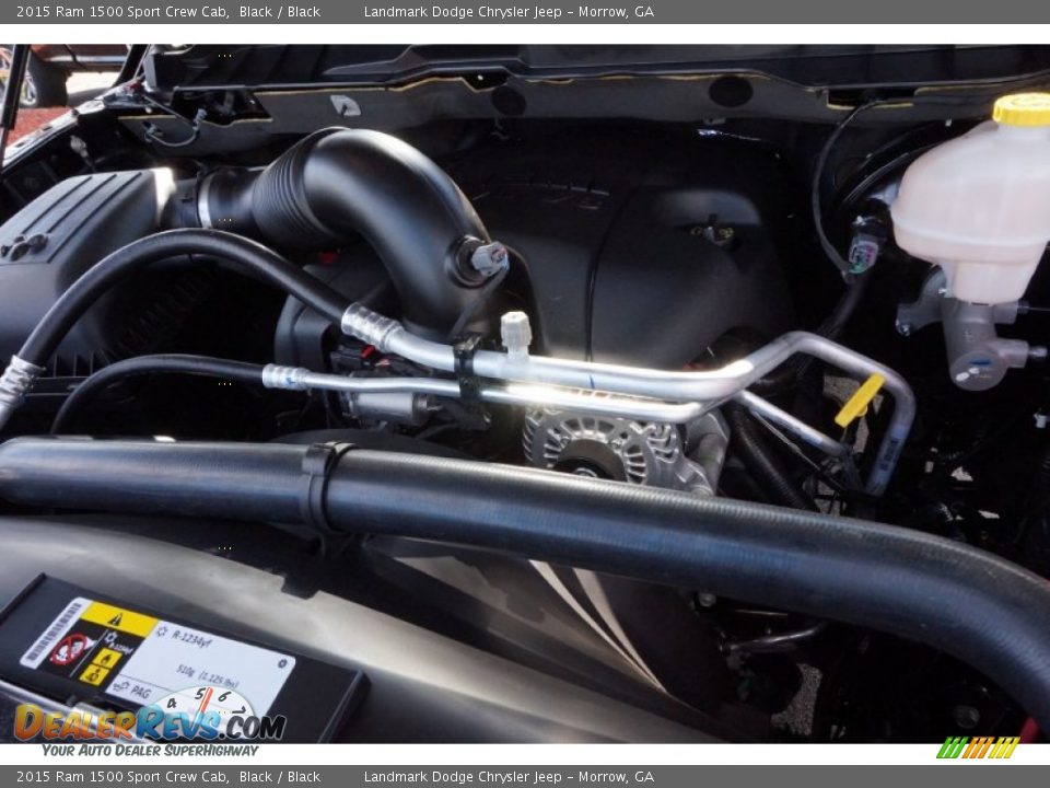 2015 Ram 1500 Sport Crew Cab Black / Black Photo #9