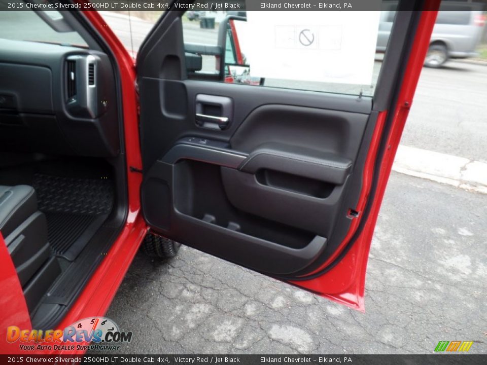 2015 Chevrolet Silverado 2500HD LT Double Cab 4x4 Victory Red / Jet Black Photo #22