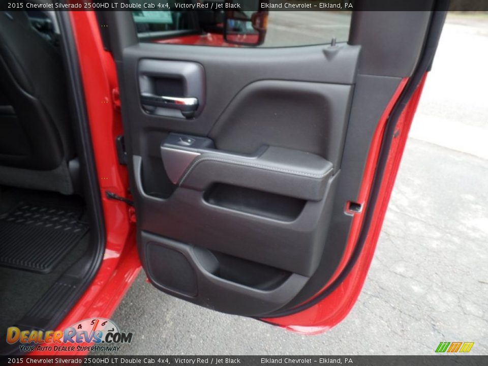 2015 Chevrolet Silverado 2500HD LT Double Cab 4x4 Victory Red / Jet Black Photo #25