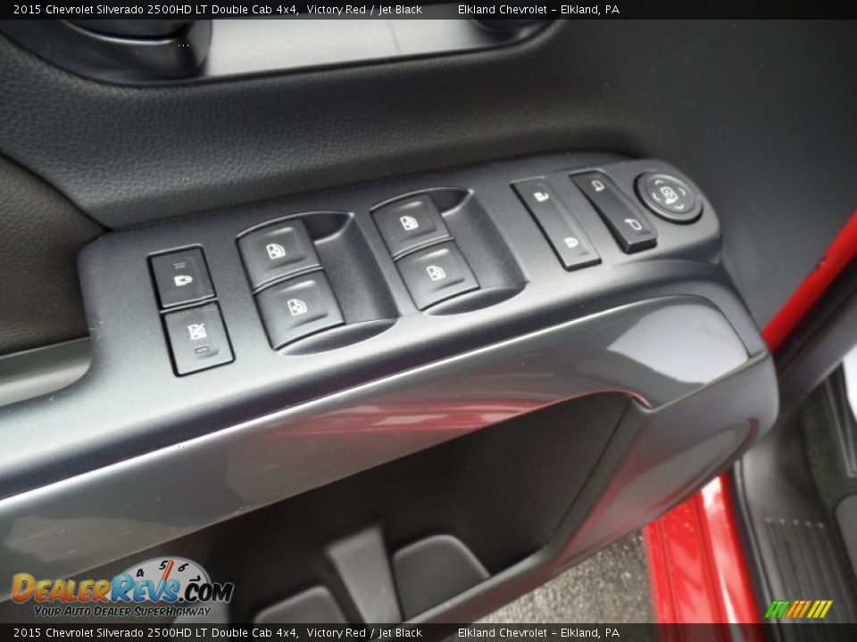 2015 Chevrolet Silverado 2500HD LT Double Cab 4x4 Victory Red / Jet Black Photo #31