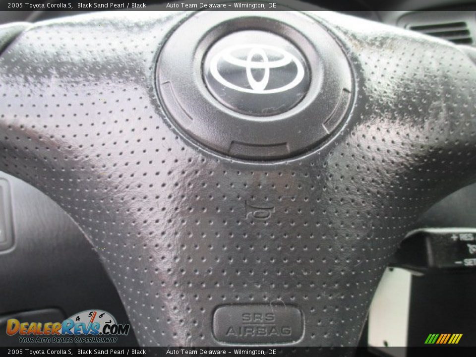 2005 Toyota Corolla S Black Sand Pearl / Black Photo #35