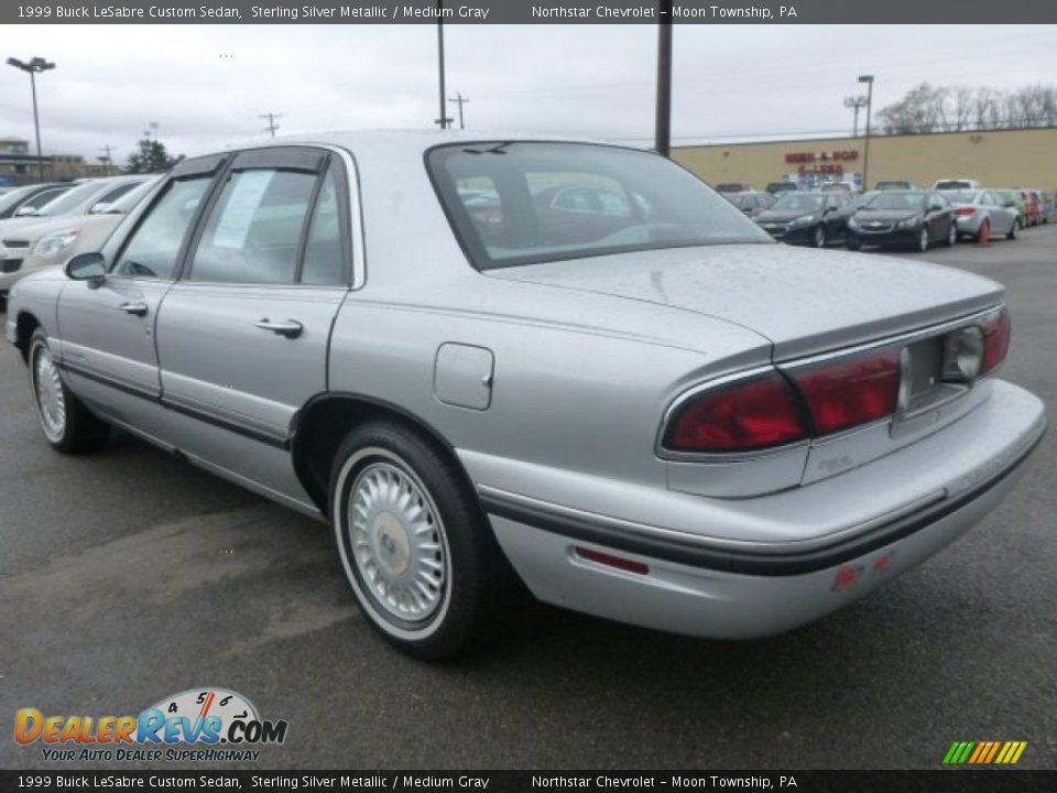 1999 Buick LeSabre Custom Sedan Sterling Silver Metallic / Medium Gray Photo #2