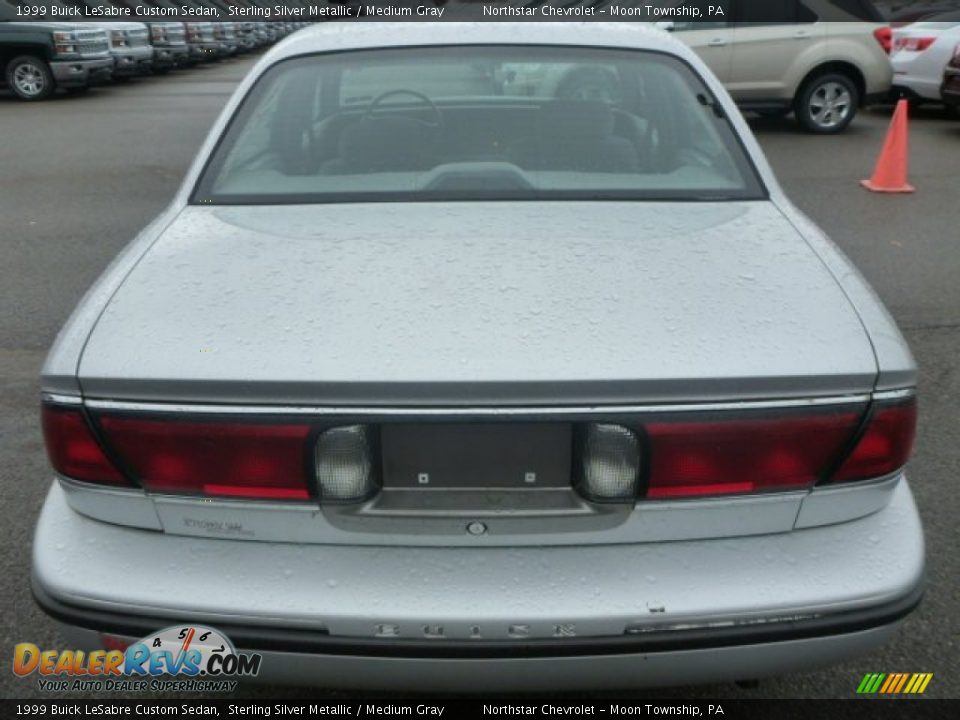 1999 Buick LeSabre Custom Sedan Sterling Silver Metallic / Medium Gray Photo #3