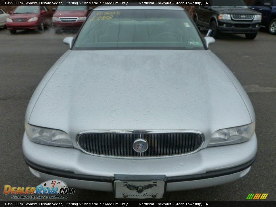 1999 Buick LeSabre Custom Sedan Sterling Silver Metallic / Medium Gray Photo #6