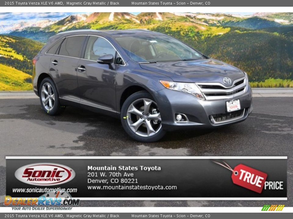 2015 Toyota Venza XLE V6 AWD Magnetic Gray Metallic / Black Photo #1