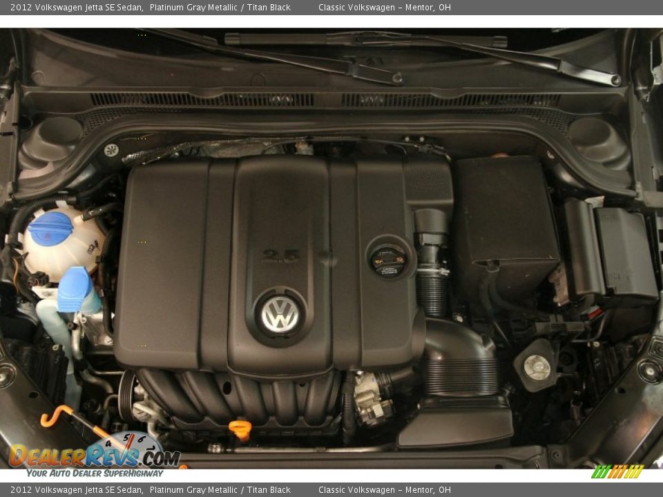 2012 Volkswagen Jetta SE Sedan Platinum Gray Metallic / Titan Black Photo #14