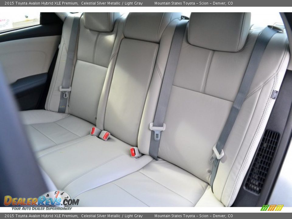 Rear Seat of 2015 Toyota Avalon Hybrid XLE Premium Photo #8