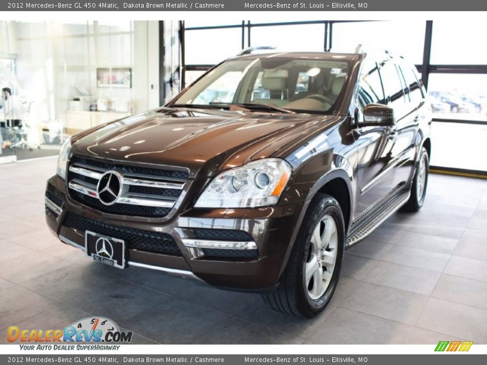 2012 Mercedes-Benz GL 450 4Matic Dakota Brown Metallic / Cashmere Photo #2