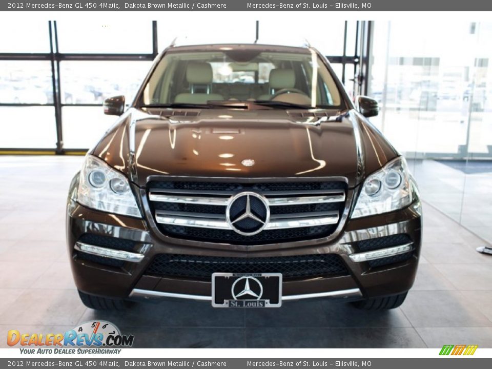 2012 Mercedes-Benz GL 450 4Matic Dakota Brown Metallic / Cashmere Photo #6