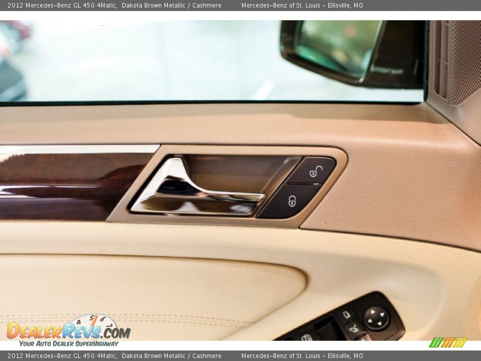 2012 Mercedes-Benz GL 450 4Matic Dakota Brown Metallic / Cashmere Photo #16