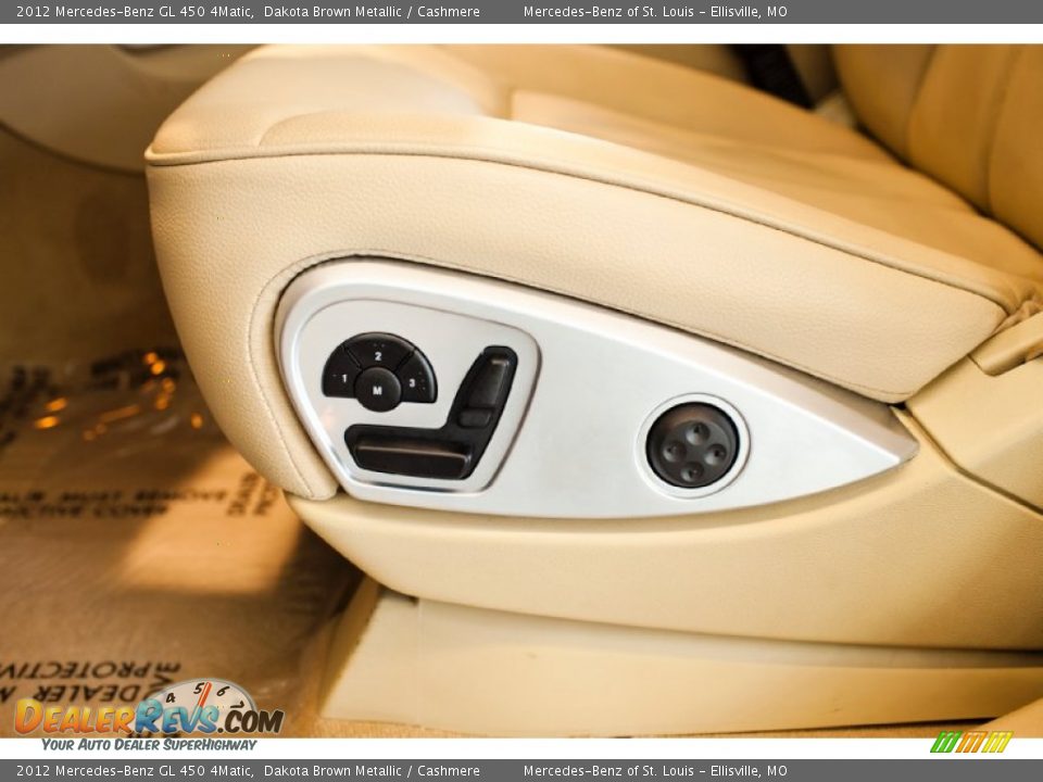 2012 Mercedes-Benz GL 450 4Matic Dakota Brown Metallic / Cashmere Photo #18