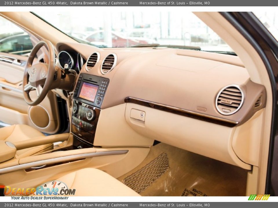 2012 Mercedes-Benz GL 450 4Matic Dakota Brown Metallic / Cashmere Photo #21