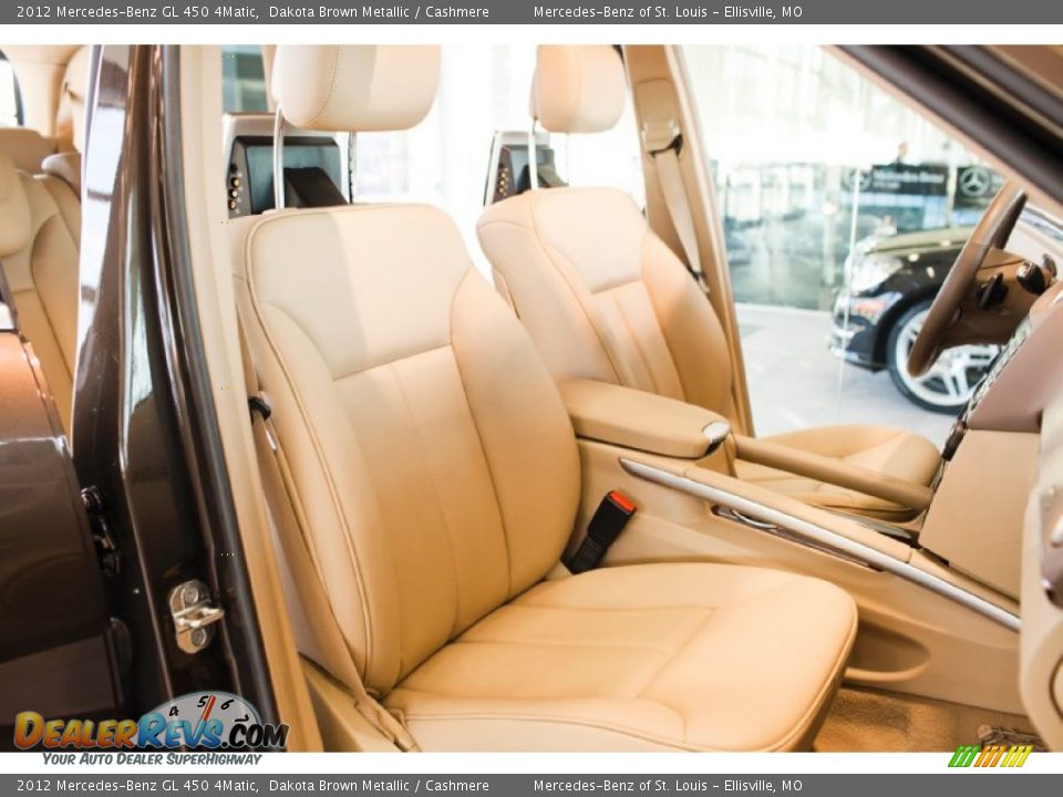 2012 Mercedes-Benz GL 450 4Matic Dakota Brown Metallic / Cashmere Photo #23