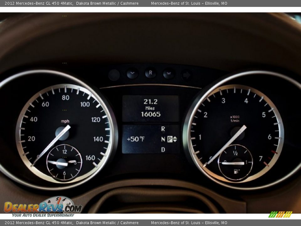 2012 Mercedes-Benz GL 450 4Matic Dakota Brown Metallic / Cashmere Photo #26
