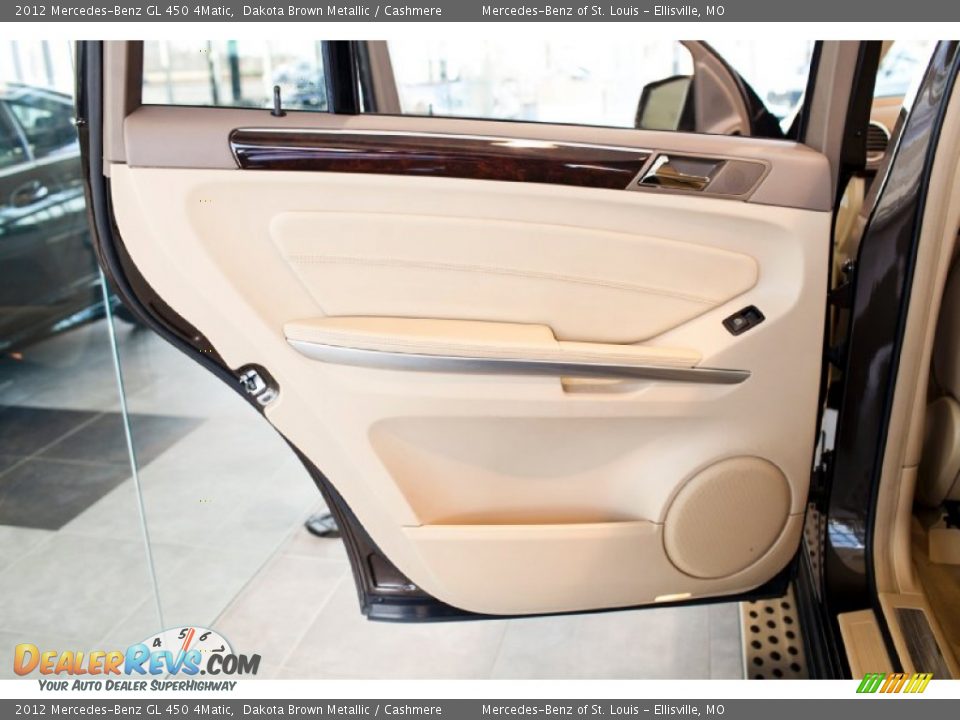 2012 Mercedes-Benz GL 450 4Matic Dakota Brown Metallic / Cashmere Photo #31