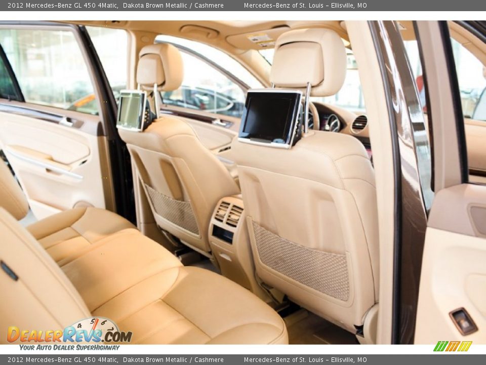 2012 Mercedes-Benz GL 450 4Matic Dakota Brown Metallic / Cashmere Photo #33