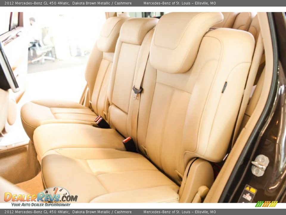 2012 Mercedes-Benz GL 450 4Matic Dakota Brown Metallic / Cashmere Photo #35