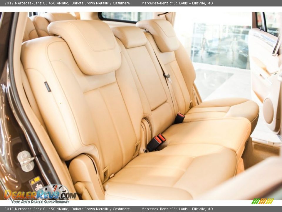 2012 Mercedes-Benz GL 450 4Matic Dakota Brown Metallic / Cashmere Photo #36