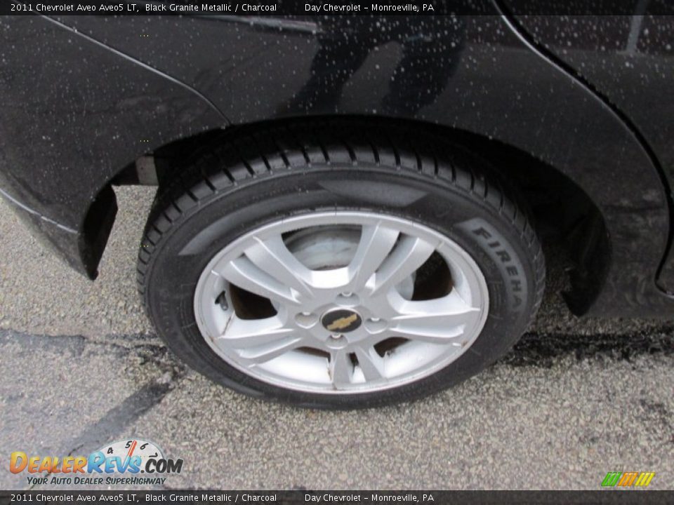 2011 Chevrolet Aveo Aveo5 LT Black Granite Metallic / Charcoal Photo #3