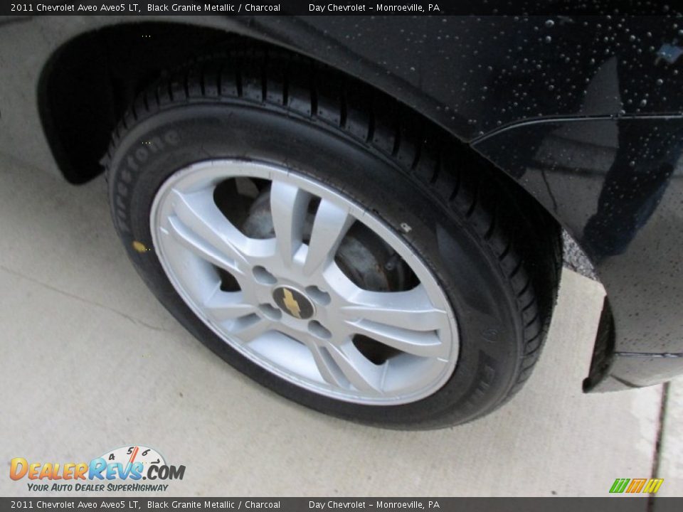 2011 Chevrolet Aveo Aveo5 LT Black Granite Metallic / Charcoal Photo #9