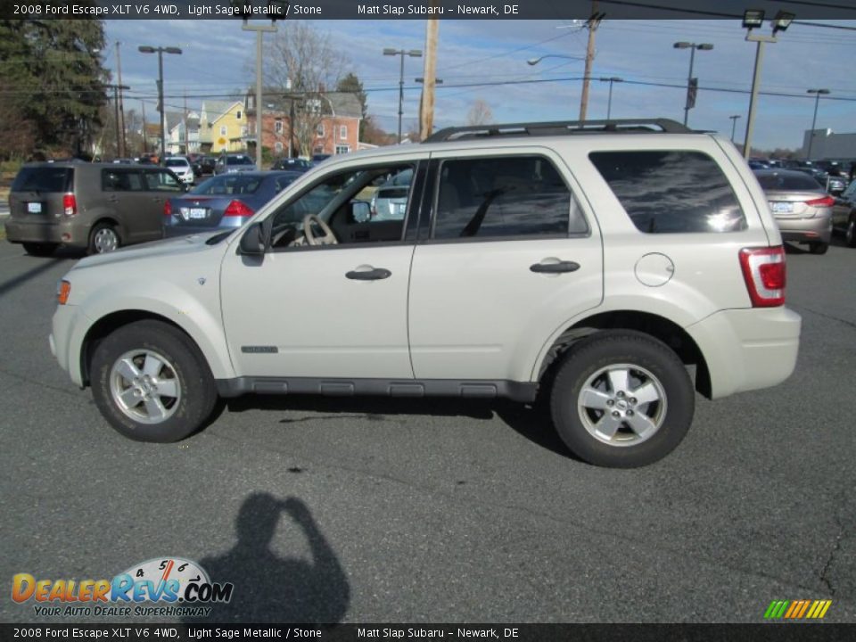 2008 Ford Escape XLT V6 4WD Light Sage Metallic / Stone Photo #9