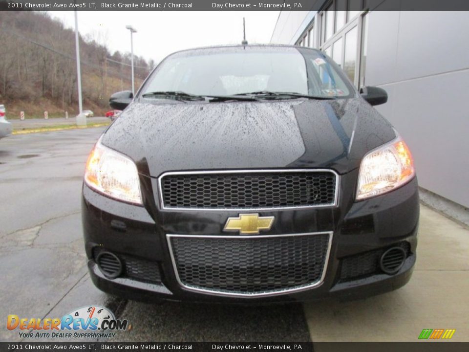 2011 Chevrolet Aveo Aveo5 LT Black Granite Metallic / Charcoal Photo #15