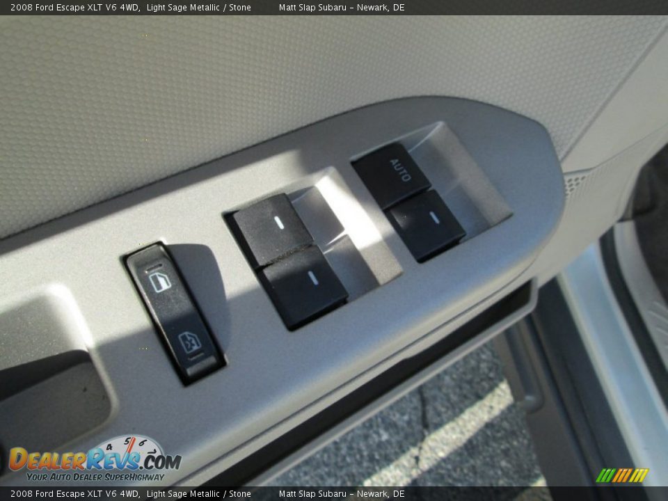 2008 Ford Escape XLT V6 4WD Light Sage Metallic / Stone Photo #13
