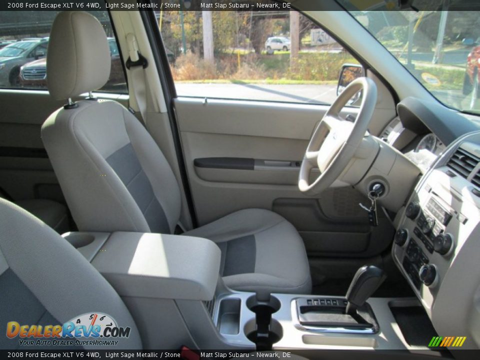 2008 Ford Escape XLT V6 4WD Light Sage Metallic / Stone Photo #15