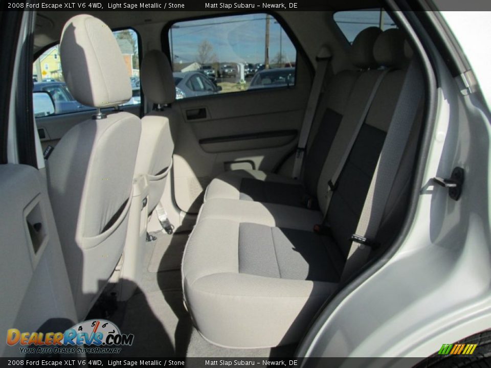 2008 Ford Escape XLT V6 4WD Light Sage Metallic / Stone Photo #20