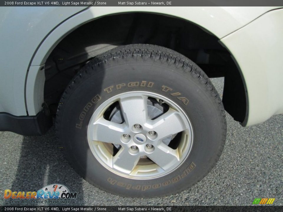 2008 Ford Escape XLT V6 4WD Light Sage Metallic / Stone Photo #21