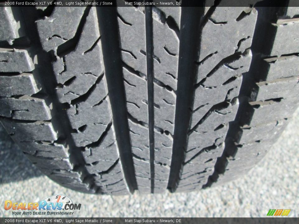 2008 Ford Escape XLT V6 4WD Light Sage Metallic / Stone Photo #22