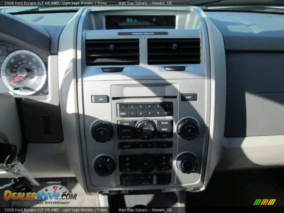 2008 Ford Escape XLT V6 4WD Light Sage Metallic / Stone Photo #24