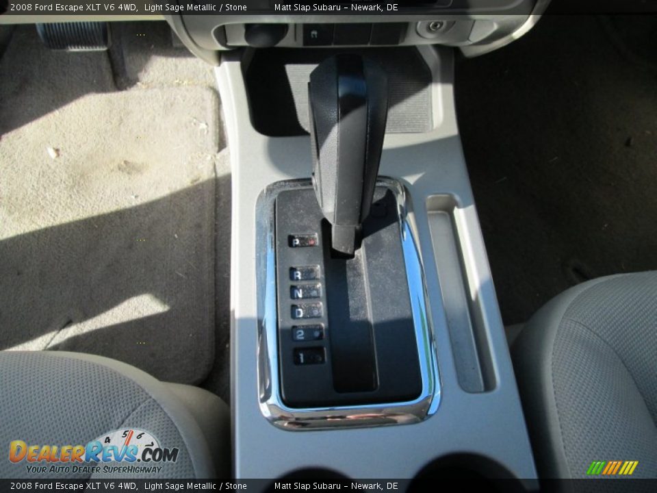 2008 Ford Escape XLT V6 4WD Light Sage Metallic / Stone Photo #25
