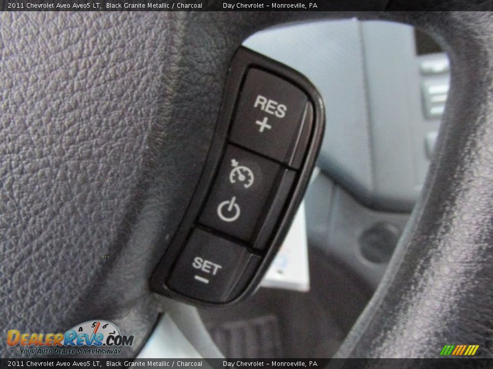 2011 Chevrolet Aveo Aveo5 LT Black Granite Metallic / Charcoal Photo #29