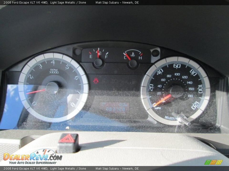 2008 Ford Escape XLT V6 4WD Light Sage Metallic / Stone Photo #26